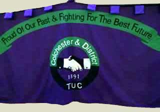 Banner Colchester Trade Union Council