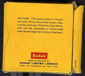 Kodak 8mm Dupe Film with Colour Disclaimer