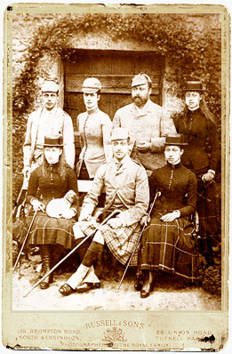 Restored Cabinet photograph from 1884